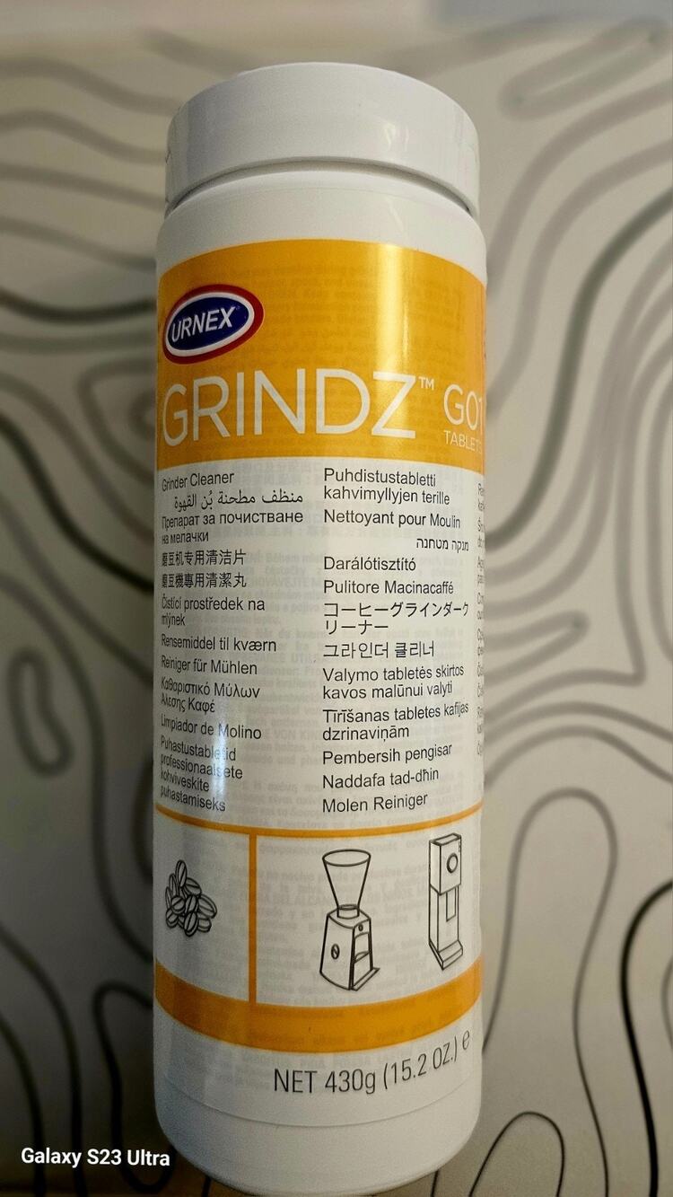 Urnex Grindz Professional Coffee Grinder Cleaning G01 Tablets 430g GF USA (B1-A5